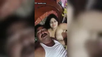 My Slutty Aunty Getting Naked With His Buddy In Secret Mms