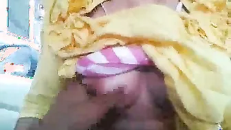 My Busty GF Showing Off Her Boobs In The Back Of Car