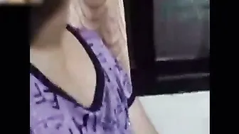 Horny Girl Exposing Her Big Tits To Lover On Live Webcam Show