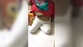 Watching My Busty Bhabhi Going Topless For Me On Webcam