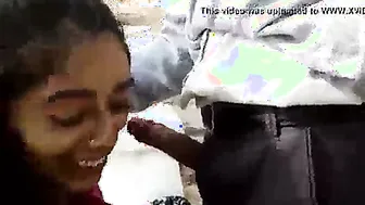 College GF Sucking Me Off Outside Before Anyone Arrives