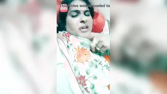 Married Woman Flashing Her Big Tits On Camera For Her Man