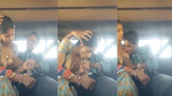Village Couple Getting Naughty Inside The Auto Caught On Cam