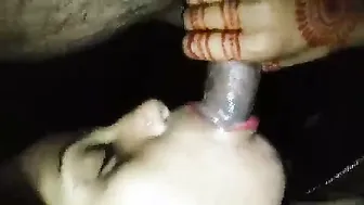 My Newlywed Wife Sucking Me Off During Our Honeymoon Night