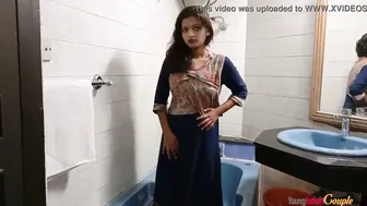 Busty Babe Stripping Completely Naked On Private Video Call