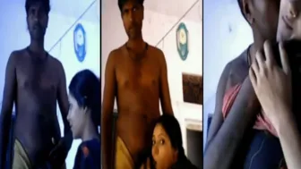 Young Indian Lovers Trying Blowjob Together First Time Ever