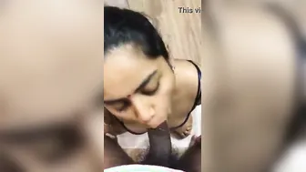 Chubby Wife Sucking My Best Friend While I Film Everything