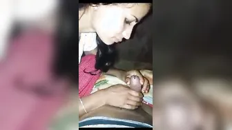 Innocent GF Trying Her First Blowjob Recorded On Mobile
