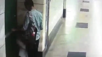 Young Couple Getting Freaky At The Metro Station Late At Night