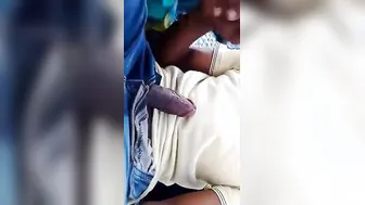 Cheating Wife Blowing Her BF In The Parking Lot Quickly