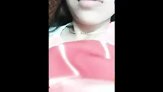 GF Playing With Her Tits For Me During Video Chat