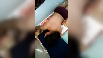 College Babe Stripping Completely Naked Just To Please Your Throbbing Cock
