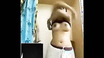 Naughty Student Getting Herself Off Live While On Phone Sex