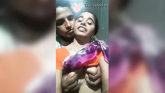 Nervous Desi Couple Recording Their Very First Time Having Sex Live