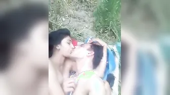 Outdoor Sex With My Babe Recording Ourselves Under The Trees Raw