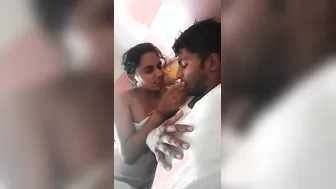 Horny GF Stripping Naked Fucking Her BF All Night