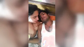 Horny GF Stripping Naked Fucking Her BF All Night