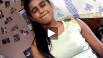 Slutty GF On Her Knees Sucking Him Dry In His Bedroom