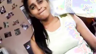 Slutty GF On Her Knees Sucking Him Dry In His Bedroom