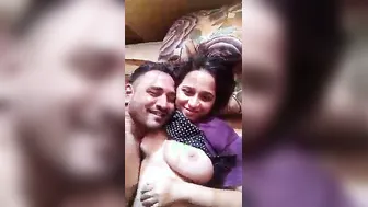 Horny Couple Making Out Stripping Down Before Intense Fucking