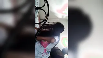 Married Woman Cheating With Hubby's Buddy In Their Own Home (65)