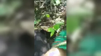 Fingering My Hairy GF Outside While Recording It Secretly