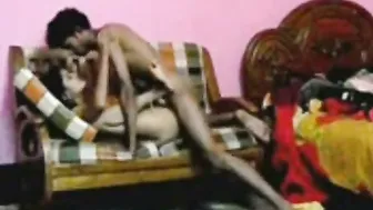 Hidden Cam Catches Desi Couple Fucking Passionately At Midnight