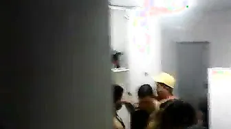 Desi Girl Getting Used By Multiple Guys In Bathroom Rough Video