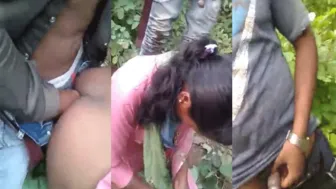 Village Babe Getting Gangbanged By Multiple Guys In The Forest