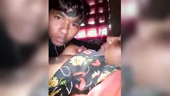 Watching My Housewife Getting Her Boobs Sucked By Visitor Hard