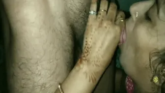 Married Woman Deepthroating Cock Giving Sloppy Wet Blowjob