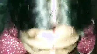 Married Woman Deepthroating Cock Giving Sloppy Wet Blowjob