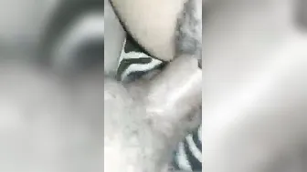GF Getting Fucked Raw Until He Cums Deep Inside Her