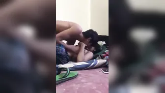 Horny College Couple Making Their First Amateur Sex Tape Together