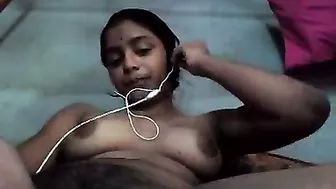 Young Babe Fingering Herself While Recording For Her Lover