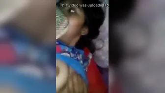 My GF Moaning While I Squeeze Her Big Boobs Roughly