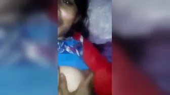 My GF Moaning While I Squeeze Her Big Boobs Roughly