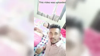 Desi Gf Flashing Her Tits In Bedroom While Bf Records Her