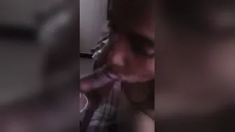 Wife Giving Husband Sloppy Blowjob Captured On Mobile For Fun