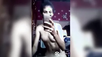 Desi Babe Recording Herself Naked In Bathroom Mirror Selfie Mms