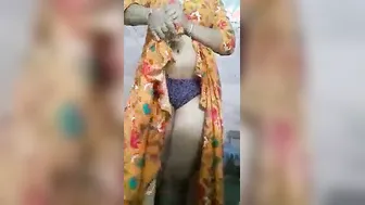 College Girl Stripping Naked In Her Hostel Room Filming Herself