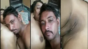 Sucking Her Nipples While Making Out With My Desi GF