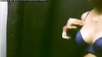 Innocent Babe Caught Changing Clothes By Hidden Camera In Shop