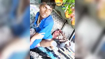 Truck Driver Nailing Roadside Whore As His Buddy Films It All