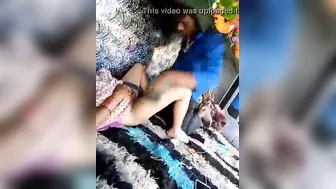 Truck Driver Nailing Roadside Whore As His Buddy Films It All