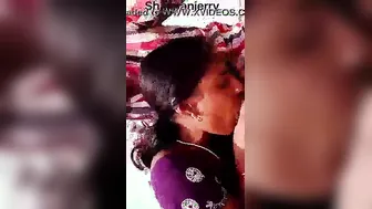 Horny Slut Blowing Him Behind The Temple On Hidden Camera Video