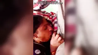 Horny Slut Blowing Him Behind The Temple On Hidden Camera Video