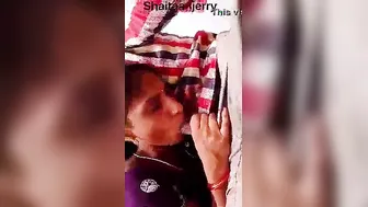 Horny Slut Blowing Him Behind The Temple On Hidden Camera Video