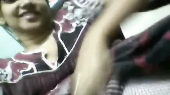 Sexy GF Taking Selfie Video Showing Off Her Boobs