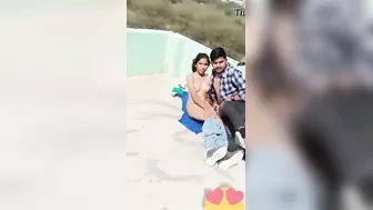 Desi Lovers Getting Caught Fucking Hard Outdoors On Camera